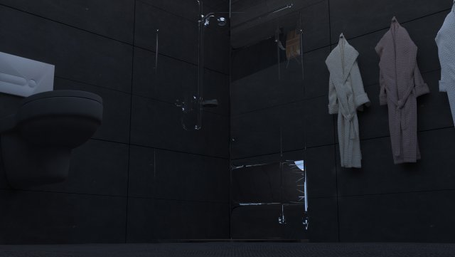 bathroom interior project Model 3D .c4d .max .obj .3ds .fbx .stl .blend 