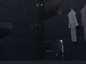bathroom interior project 3D 모델