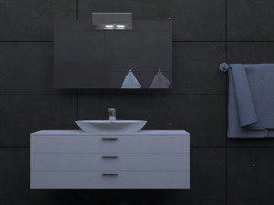 bathroom interior project Model 3D