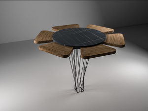 dinner table 3d design 3D 모델