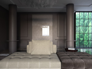 Interior - 3D Livingroom Scene - 070122 Modelo 3D