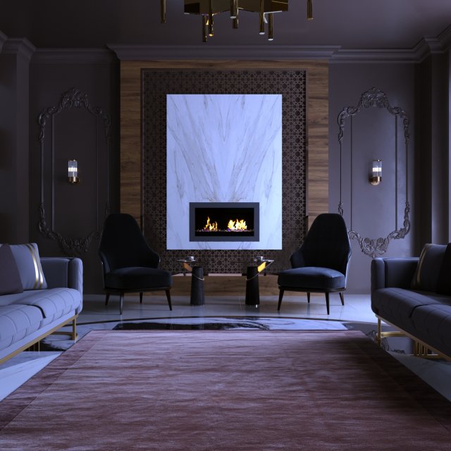 Interior House - 070722 Modelo 3D .c4d .max .obj .3ds .fbx .stl .blend 