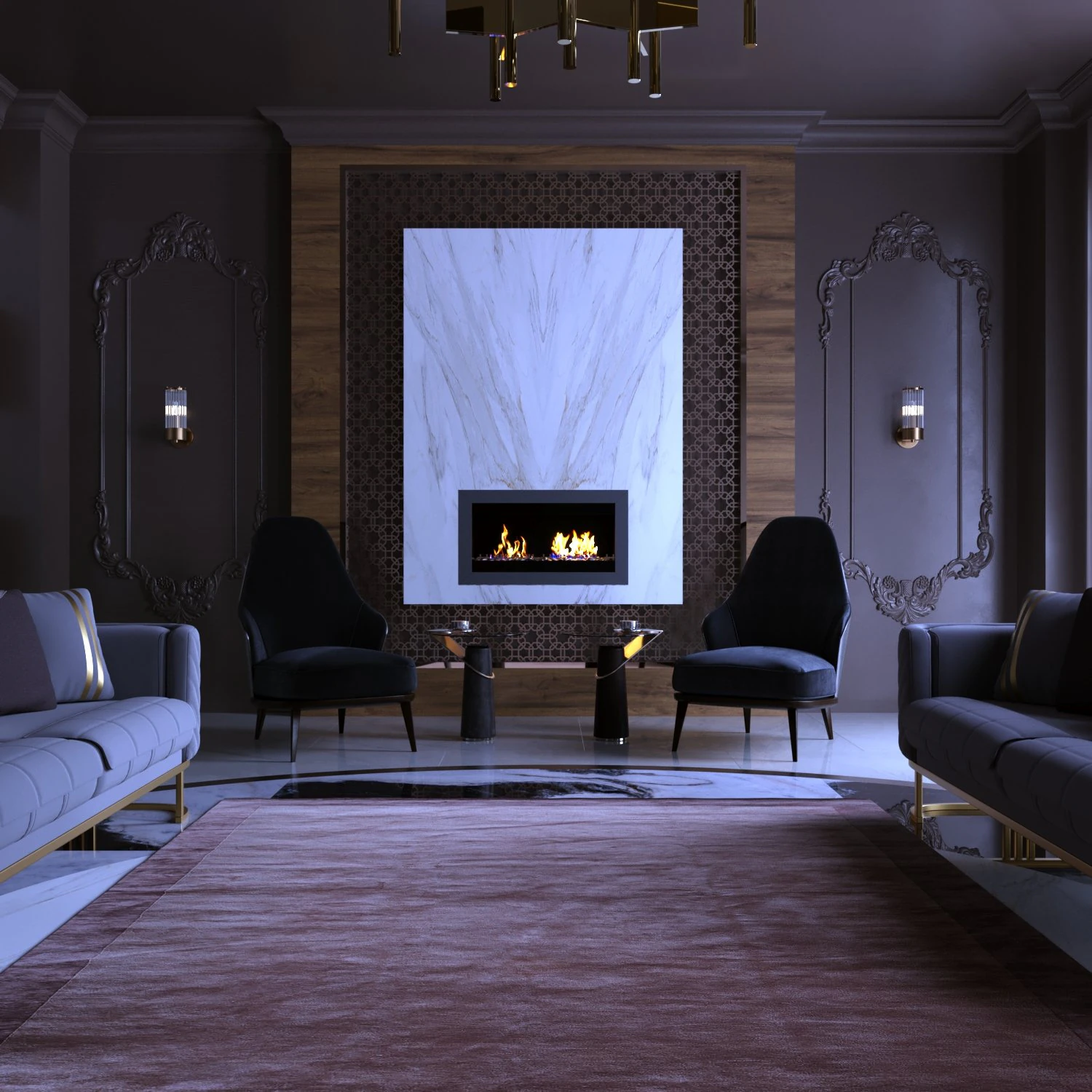 Interior House - 070722 3D Model .c4d .max .obj .3ds .fbx .stl .blend