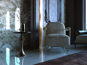 Interior - Livingroom - 080323 Modèle 3D