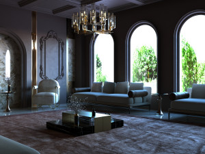 Interior - Livingroom - 080323 Modèle 3D