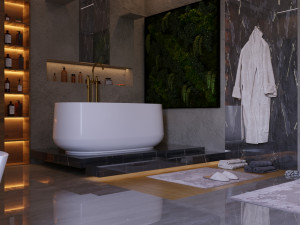 Interior-Bathroom - 100323 3D 모델