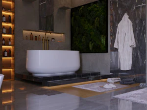 Wnętrze-łazienka - 100323 Model 3D