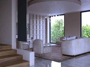 Interior - Sala de estar - 050523 Modelo 3D