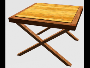wooden table 3D Model