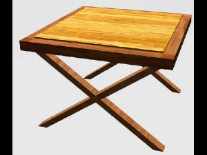 деревянный стол 3D Модель