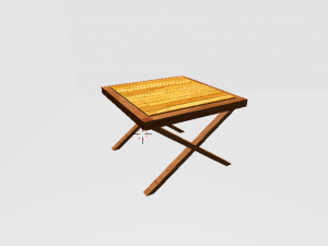 wooden table 3D Model