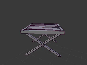 wooden table 3D Model