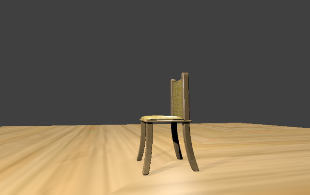 3d wooden chair with leather 3D Model .c4d .max .obj .3ds .fbx .stl .blend 