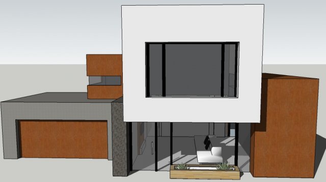 modern villa 3D Model .c4d .max .obj .3ds .fbx .stl .blend 
