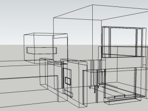 modern villa 3D Model