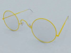 gafas viejas Modelo 3D