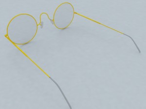 old glasses 3D Modell