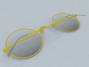 old glasses 3D Modell