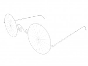 old glasses 3D Modell