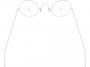 old glasses 3D Modell