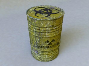 radioactive barrel 3D-Modell