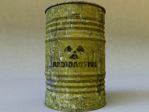 radioactive barrel Modèle 3D