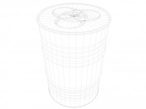 radioactive barrel Modèle 3D