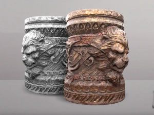 ライオンカップ 3Dプリントモデル