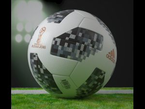 adidas brazuca 3d official match ball world cup 3D Model in Sports