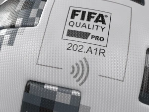 adidas telstar 18 FIFA WM-Ball auf Rasenszene 3D Modell