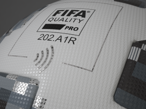 adidas telstar 18 fifa world cup ball on grass scene 3D Model