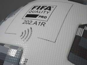 adidas telstar 18 FIFA WM-Ball auf Rasenszene 3D Modell