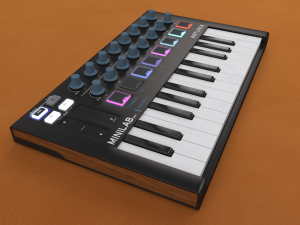 keyboard arturia miinilab mkii - c4d and vrayforc4d setup Modèle 3D
