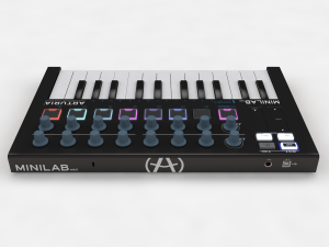 keyboard arturia miinilab mkii - c4d and vrayforc4d setup Modèle 3D