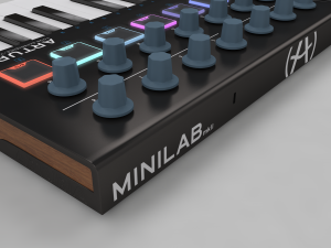 keyboard arturia miinilab mkii - c4d and vrayforc4d setup Modèle 3D