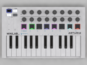keyboard arturia miinilab mkii - c4d and vrayforc4d setup Modèle 3D