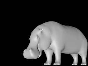 hipopotam Model 3D