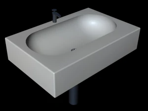 pia simples Modelo 3D