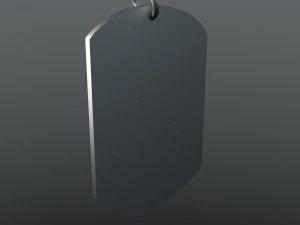 metro 2033 dog tag 3D Model