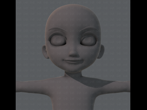 Base mesh boy character Modelo 3D