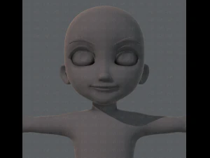 Personnage de gar&ccedil;on en maille de base Modèle 3D