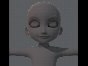 Personnage de gar&ccedil;on en maille de base Modèle 3D