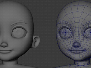 Base mesh boy character Modelo 3D