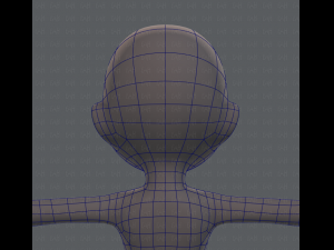 base mesh girl character Model 3D
