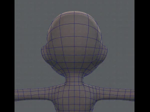 base mesh girl character 3D Model
