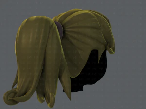 3d hair style for girl v02 3D Model