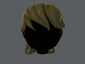 3d hair style for girl v02 3D Model