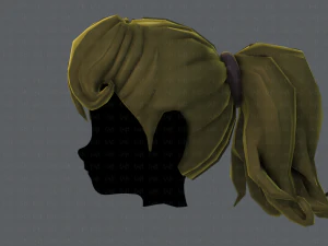 3d hair style for girl v02 3D Model