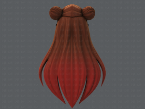 3d hair style for girl v01 Modelo 3D