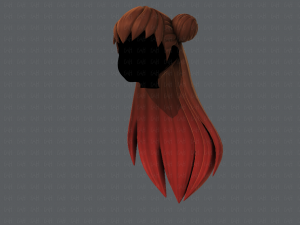 3d hair style for girl v01 Modelo 3D
